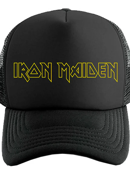 Gorro Iron Maiden Diseños Metal Jockey Ajustable Grafimax 1
