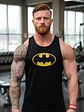 Polera Batman Musculosa Sin Mangas Gym Fitness Grafimax - Miniatura 1