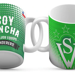 Tazon Futbol Soy Hincha Del Mejor Equipo Wanderers Grafimax