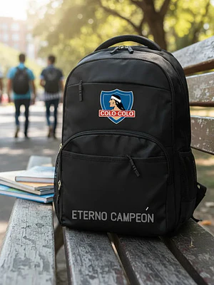Mochila Urbana Colo Colo Insignia Juvenil Calidad Grafimax