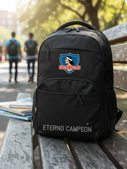 Mochila Urbana Colo Colo Insignia Juvenil Calidad Grafimax 1