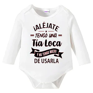 Body Bebe Pilucho Aléjate Tengo Una Tía Loca Shower Grafimax