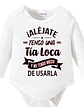 Body Bebe Pilucho Aléjate Tengo Una Tía Loca Shower Grafimax - Miniatura 1