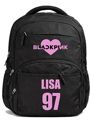 Mochila Black Pink Nombres Numero 30 Litros Kpop Grafimax