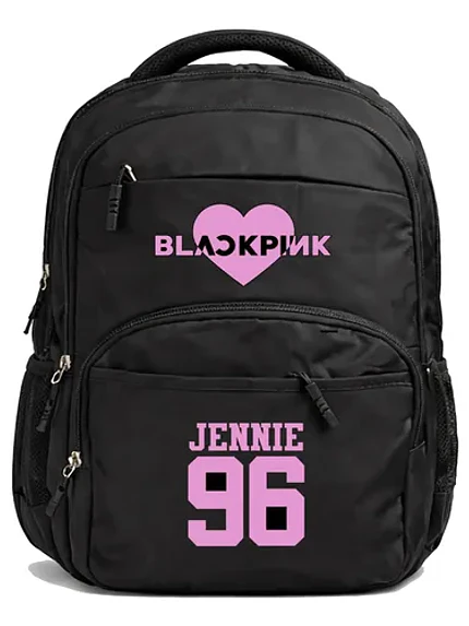 Mochila Black Pink Nombres Numero 30 Litros Kpop Grafimax 4