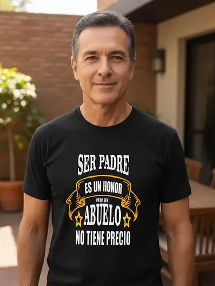 Polera Para Abuelo Ser Padre Es Un Honor Regalo Grafimax 1