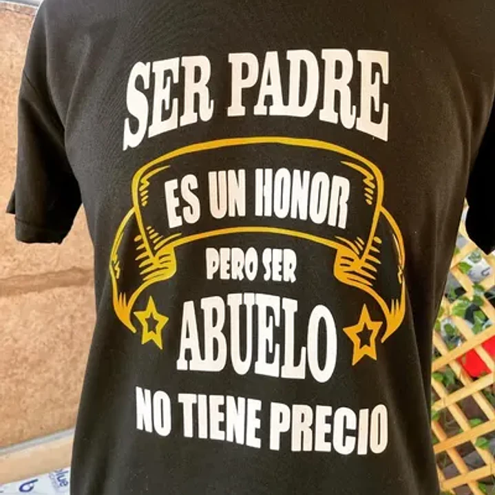 Polera Para Abuelo Ser Padre Es Un Honor Regalo Grafimax 2