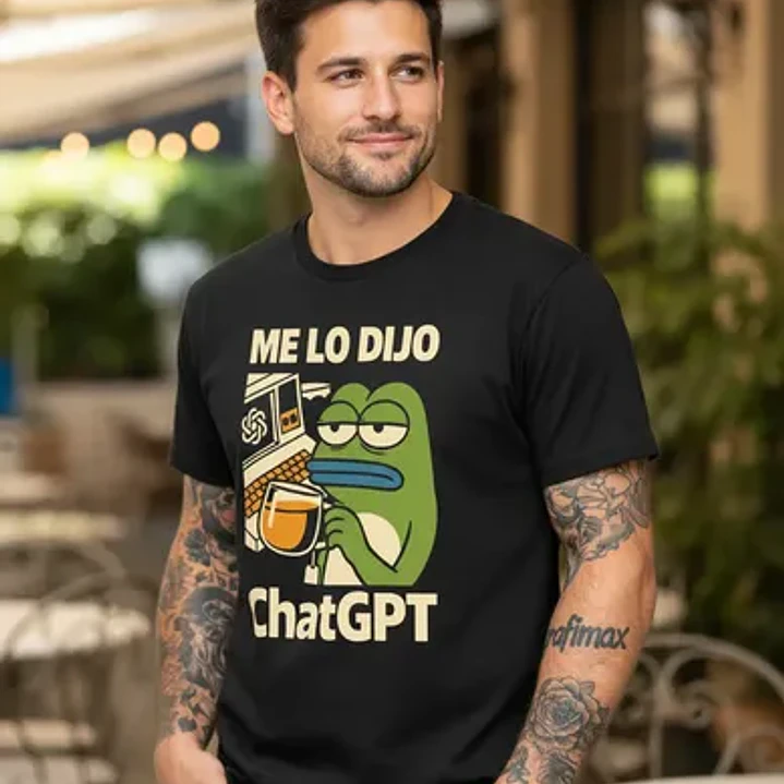 Polera Me Lo Dijo Chatgpt Ia Humor Grafimax 1