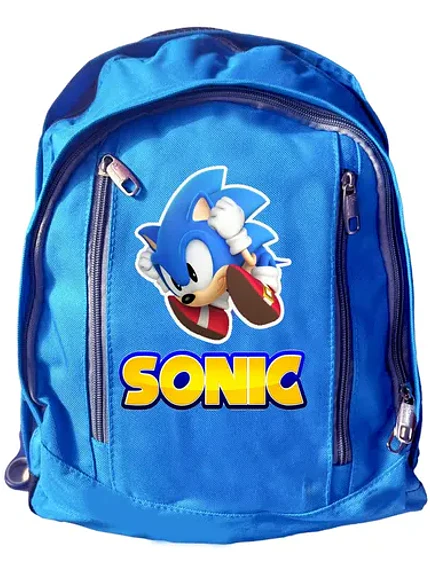 Mochila Pack Sonic Lonchera Estuche Grafimax 2