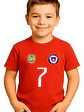 Polera Algodón Selección Chile 2016 Niño Futbol Grafimax - Miniatura 2