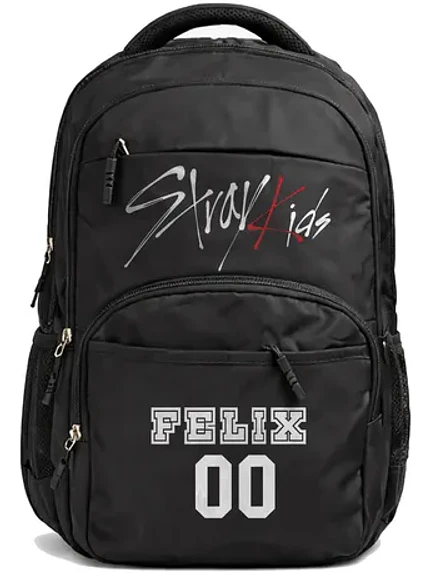 Mochila Straykids Música Kpop 20 Litros 30l Nombres Grafimax 12
