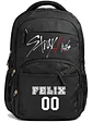 Mochila Straykids Música Kpop 20 Litros 30l Nombres Grafimax - Miniatura 13