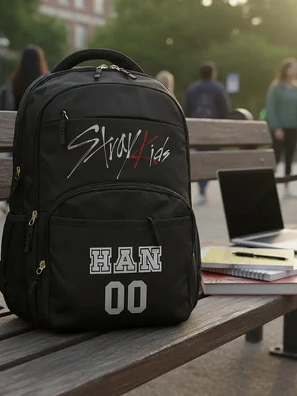 Mochila Straykids Música Kpop 20 Litros 30l Nombres Grafimax 19