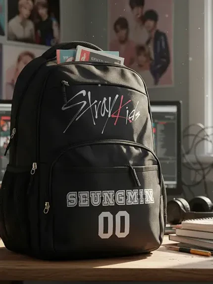 Mochila Straykids Música Kpop 20 Litros 30l Nombres Grafimax 23