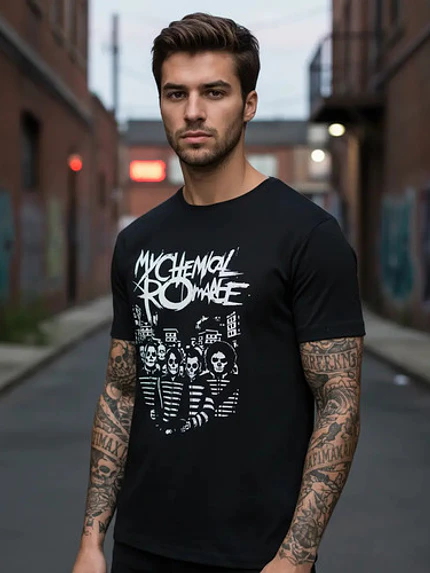 Polera My Chemical Romance Logo Rock Música Grafimax 1