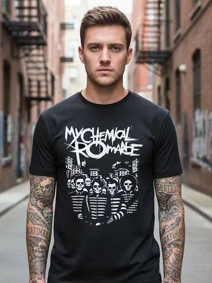 Polera My Chemical Romance Logo Rock Música Grafimax 2