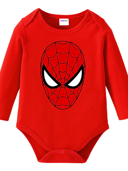Body Bebe Pilucho Hombre Araña Disfraz Halloween Grafimax 1