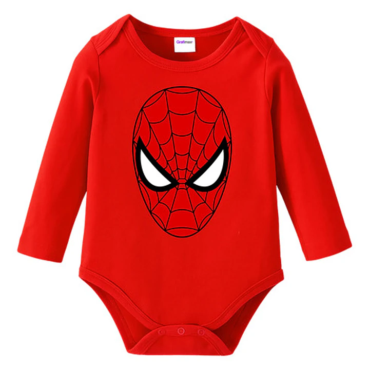 Body Bebe Pilucho Hombre Araña Disfraz Halloween Grafimax 1