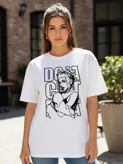 Polera Oversize Doja Cat Mujer Grafimax 1