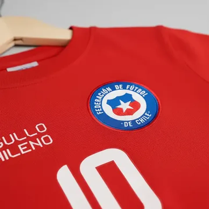 Polera Algodón Selección Chile 2024 Futbol Niño Grafimax 4