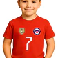 Polera Algodón Selección Chile 2016 Niño Futbol Grafimax - Miniatura 2