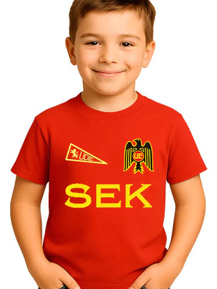 Polera Algodón Unión Española Niño Futbol Grafimax 1