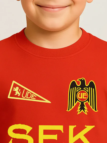 Polera Algodón Unión Española Niño Futbol Grafimax 2