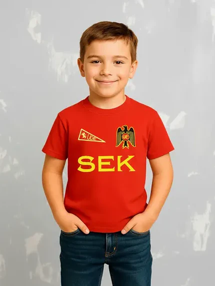 Polera Algodón Unión Española Niño Futbol Grafimax 3