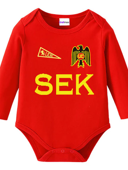 Body Bebe Pilucho Unión Española Camiseta Algodón Grafimax 1