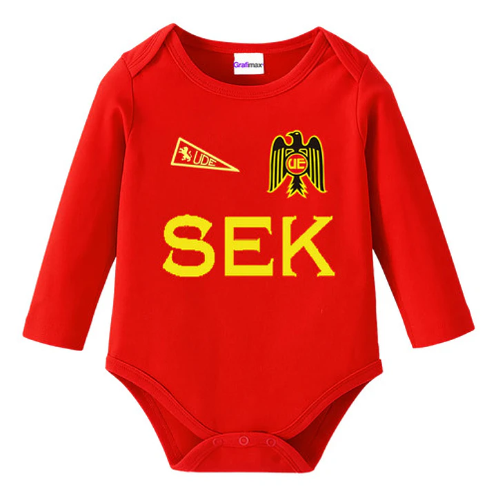 Body Bebe Pilucho Unión Española Camiseta Algodón Grafimax 1