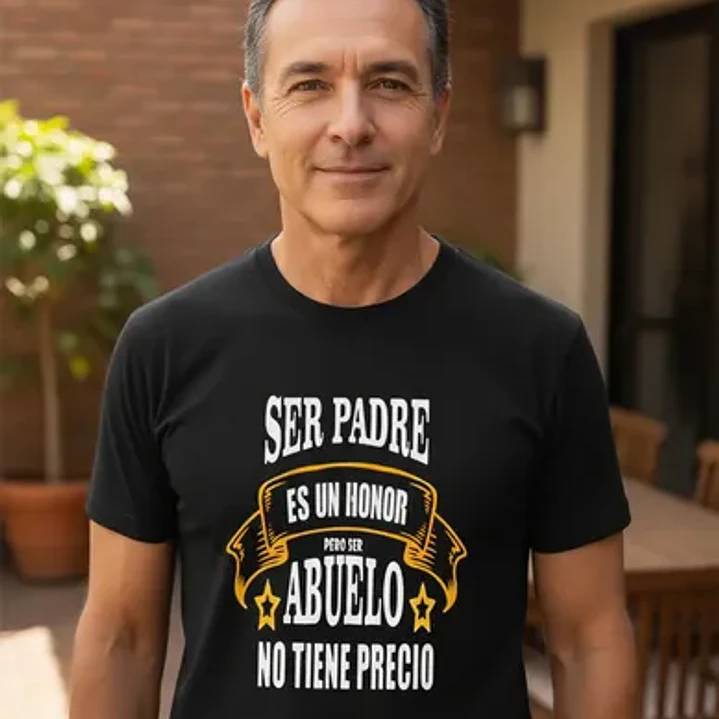 Polera Para Abuelo Ser Padre Es Un Honor Regalo Grafimax 1