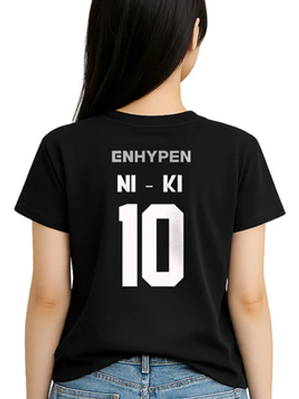 Polera Enhypen  Nombres Oversize K-pop Idol - Grafimax 2