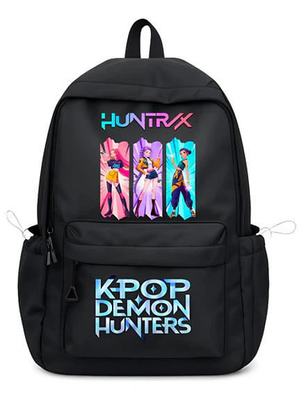 Mochila Guerreras Kpop Demon Hunters 20l Escolar Grafimax 4
