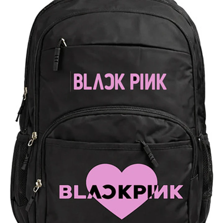 Mochila Black Pink Corazón  30 Litros Kpop Grafimax 1