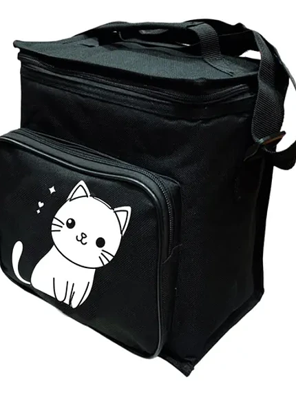 Lonchera Almuerzo Térmica Gato Kawaii Chibi Niños Grafimax 1