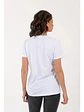 Polera Snoopy Mujer Oversize Blanca Grafimax - Miniatura 2