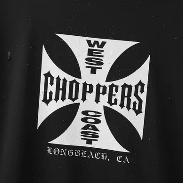 Polera Estampada West Coast Choppers (doble) Grafimax 3