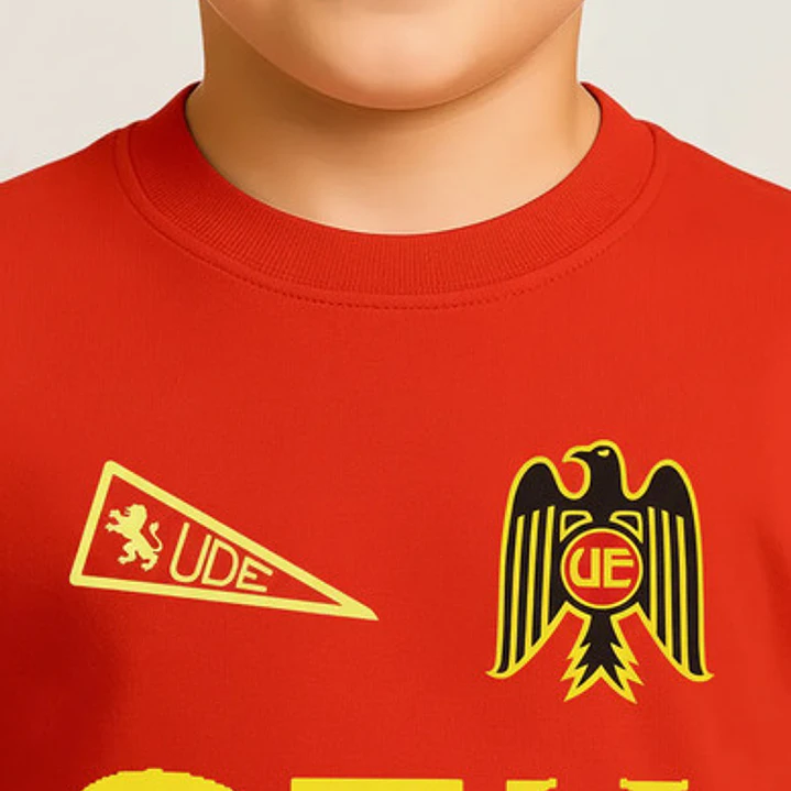 Polera Algodón Unión Española Niño Futbol Grafimax 2