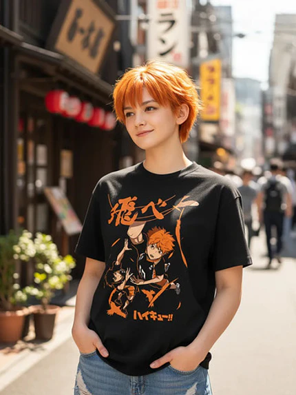 Polera Haikyuu Hinata X Kageyama Voley Anime Dtf Grafimax 2