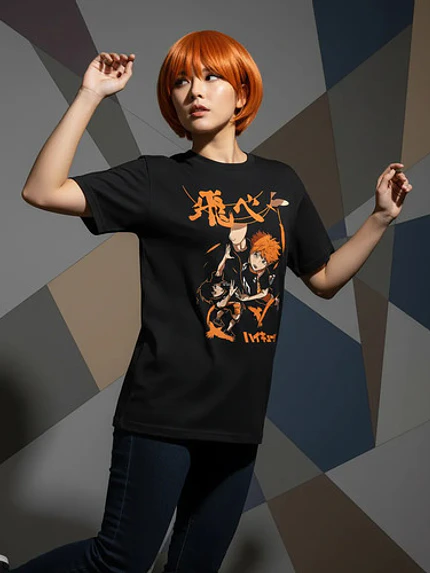 Polera Haikyuu Hinata X Kageyama Voley Anime Dtf Grafimax 4