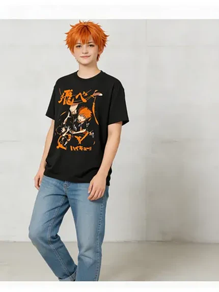Polera Haikyuu Hinata X Kageyama Voley Anime Dtf Grafimax 6