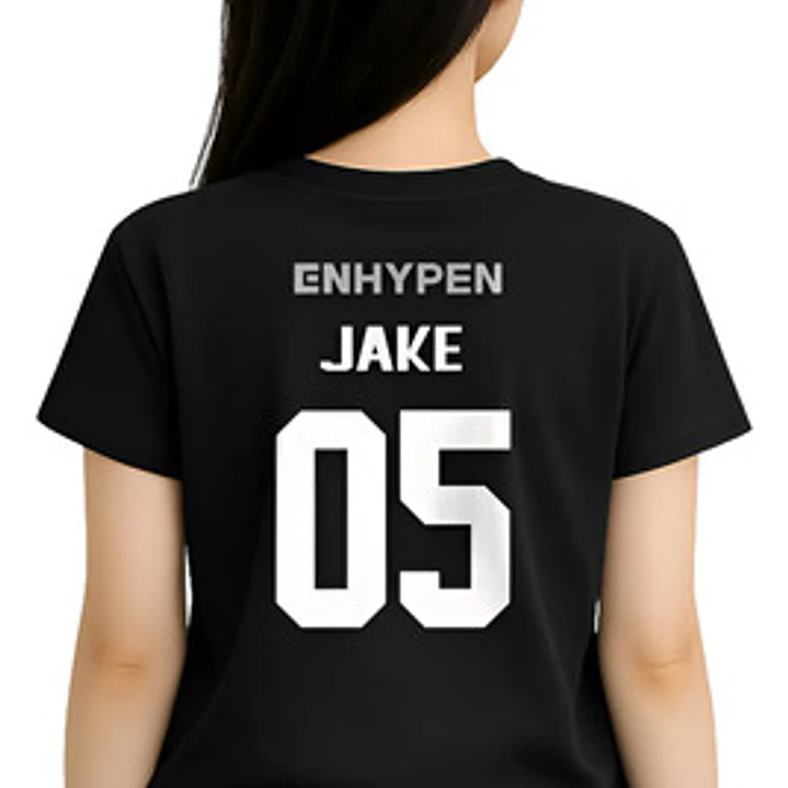 Polera Enhaypen Espalda Nombres Oversize K-pop Idol Grafimax 2