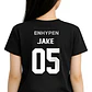 Polera Enhaypen Espalda Nombres Oversize K-pop Idol Grafimax - Miniatura 2