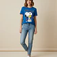 Polera Snoopy Colores Algodón Mujer Grafimax - Miniatura 4