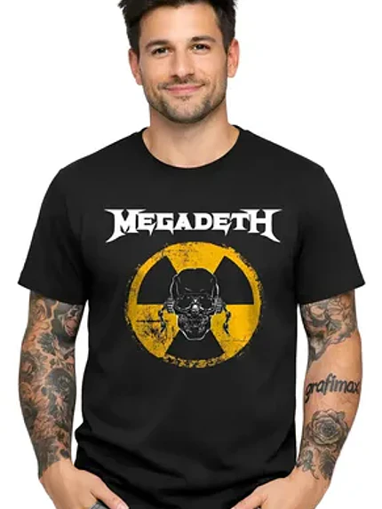 Polera Megadeth Nuclear Trash Metal  Dtf Grafimax 1