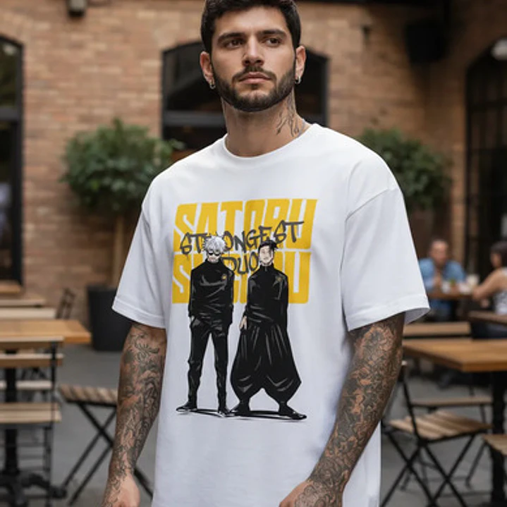 Polera Jujutsu Kaisen Anime Dtf Grafimax 1