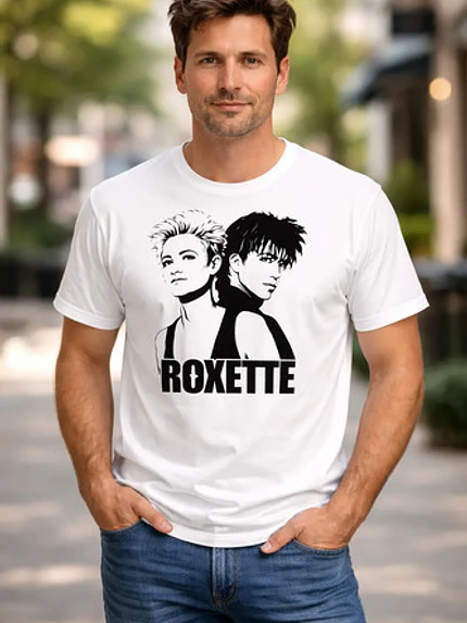 Polera Roxette Stencil  Rock 80s Clásico Grafimax 1