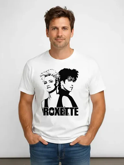 Polera Roxette Stencil  Rock 80s Clásico Grafimax 3
