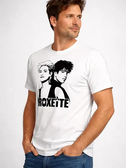 Polera Roxette Stencil  Rock 80s Clásico Grafimax 4
