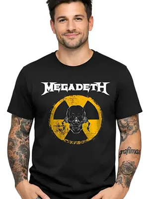 Polera Megadeth Nuclear Trash Metal  Dtf Grafimax